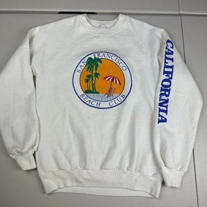 Vintage 80s San Fransisco California Sweater Tourists Vacation Pullover Used‎